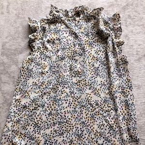 LOFT Cap Sleeve Blouse, size S